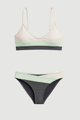 CLARISA BIKINI GREY GREEN IVORY