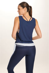 Attitude Camiseta sin mangas Marino